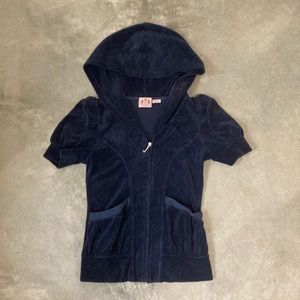 Juicy Couture navy s/s hoodie